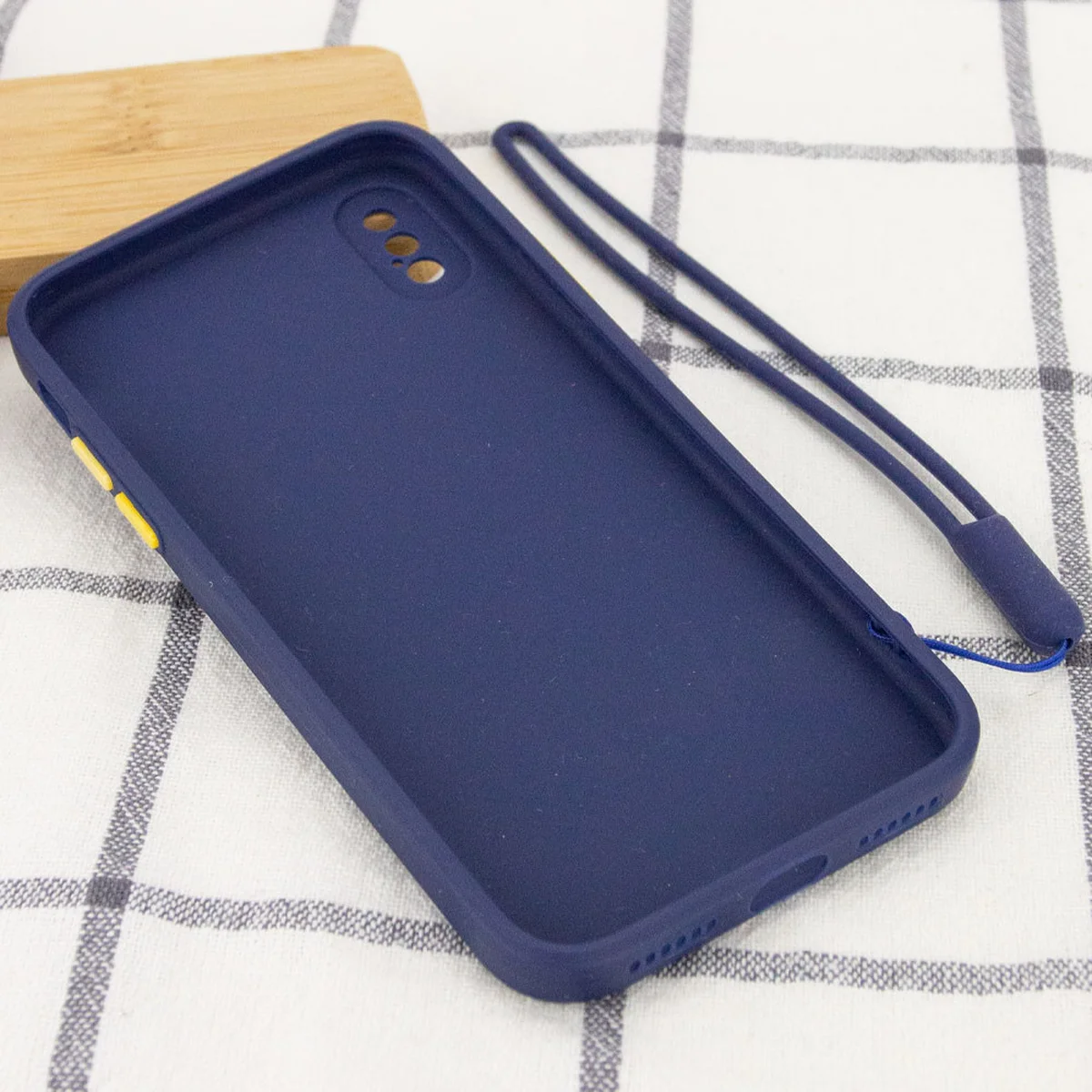 Чехол TPU Square Full Camera для Apple iPhone X / XS (5.8") Синий