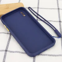 Чехол TPU Square Full Camera для Apple iPhone X / XS (5.8") Синий