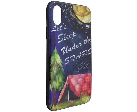 TPU чехол YCT Brilliant для Apple iPhone X/XS Сон в палатке