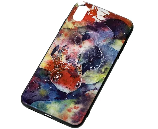 TPU чехол Aquarelle для Apple iPhone X/XS Рыба