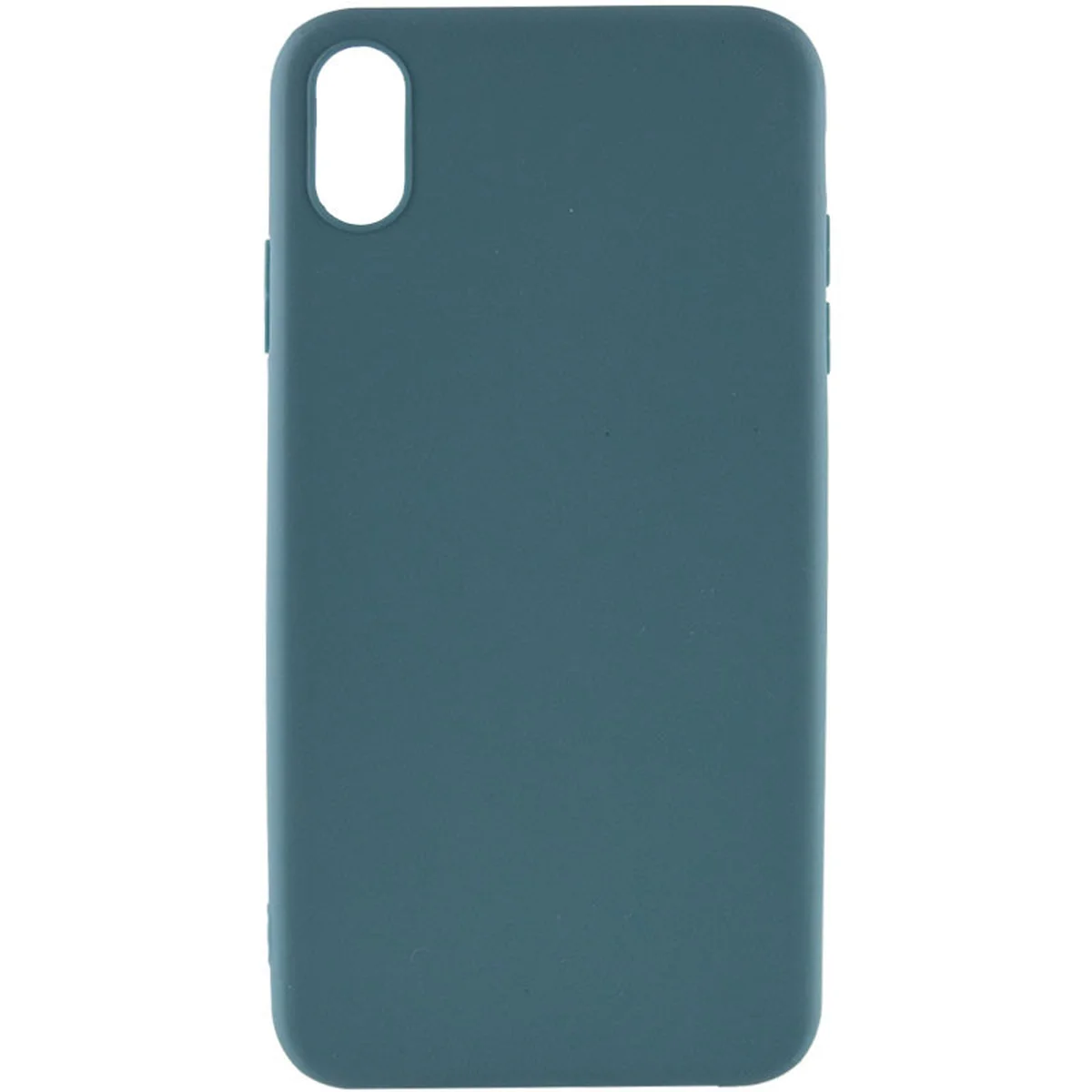 Силиконовый чехол Candy для Apple iPhone X / XS (5.8") Синий / Powder Blue