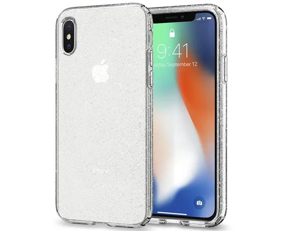 TPU чехол Sparkle (opp) для Apple iPhone X / XS (5.8") Прозрачный