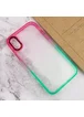 Чехол TPU+PC Fresh sip series для Apple iPhone X / XS (5.8") Салатовый / Розовый