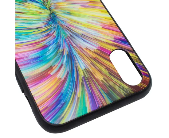Накладка Glass Case Unreal для Apple iPhone X/XS Взрыв