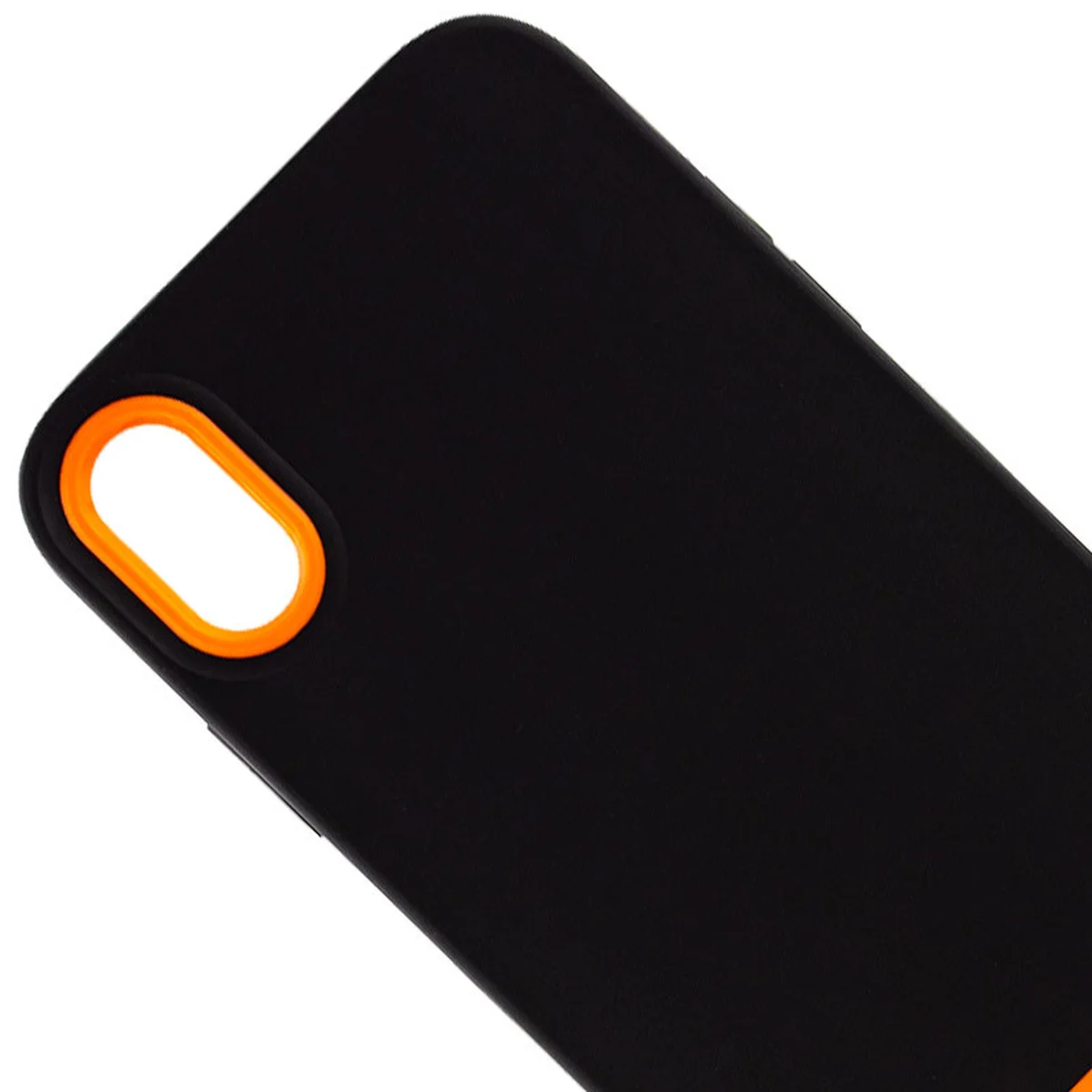 Чехол TPU+PC Bichromatic для Apple iPhone X / XS (5.8") Black / Orange