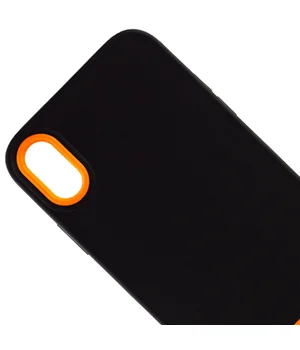 Чохол TPU+PC Bichromatic для Apple iPhone X / XS (5.8") Black / Orange