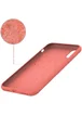 Чехол Silicone case (A) (с закрытым низом) для Apple iPhone X/XS Розовый  / Barbie pink