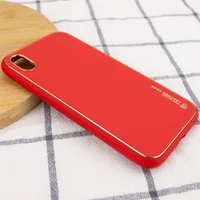 Шкіряний чохол Xshield для Apple iPhone X / XS (5.8 ") Червоний / Red