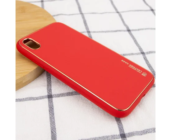 Кожаный чехол Xshield для Apple iPhone X / XS (5.8") Красный / Red