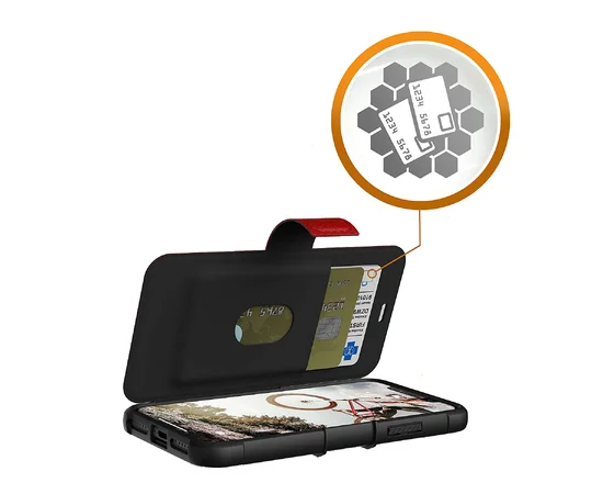 Чехол-книжка UAG Metropolis для Apple iPhone X / XS (5.8") Красный