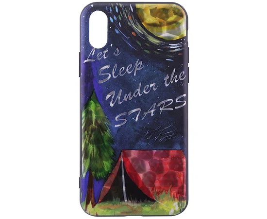 TPU чехол YCT Brilliant для Apple iPhone X/XS Сон в палатке