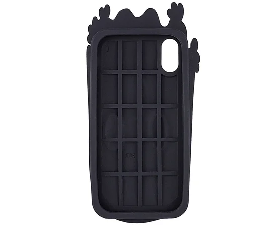 Фактурный силиконовый чехол Funny ART 3D для Apple iPhone X (5.8") Грут