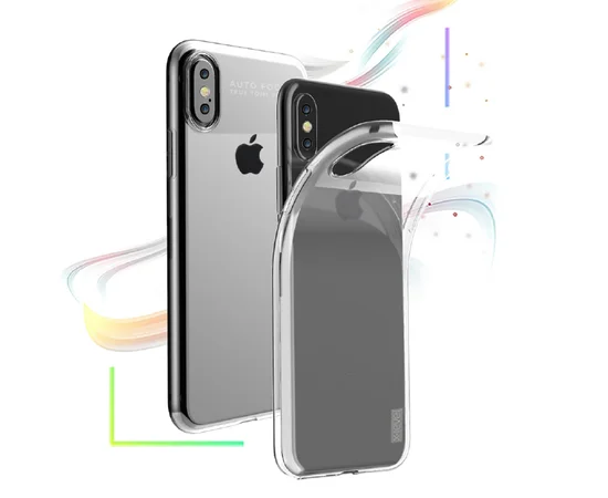 TPU чехол X-Level matte series для Apple iPhone X / XS (5.8") Прозрачный