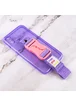 Чехол Handfree с цветным ремешком для Apple iPhone X / XS (5.8") Фиолетовый