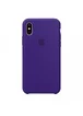 Чехол Silicone case (AAA) для Apple iPhone X (5.8") Фиолетовый / Ultra Violet