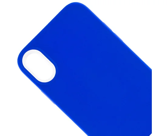 Чехол TPU+PC Bichromatic для Apple iPhone X / XS (5.8") Navy Blue / White