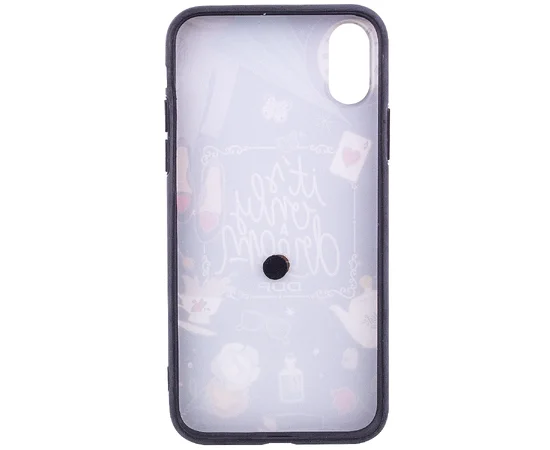 TPU чохол тематичний з кільцем для Apple iPhone X / XS Чаювання