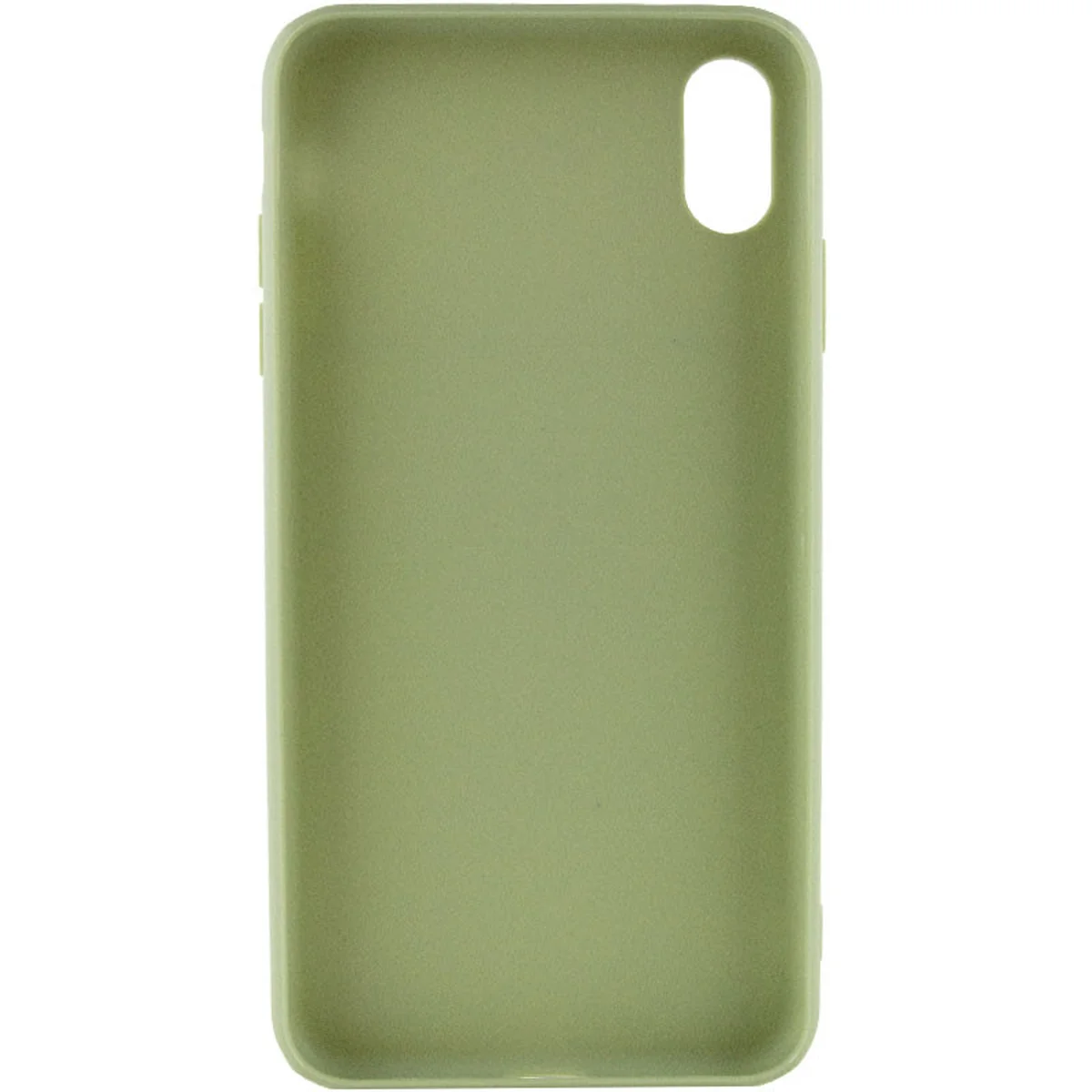 Силиконовый чехол Candy для Apple iPhone X / XS (5.8") Фисташковый