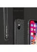 Карбонова накладка Nillkin Synthetic Fiber series для Apple iPhone X / XS Чорний