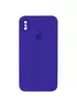 Чехол Silicone Case Square Full Camera Protective (AA) для Apple iPhone XS (5.8") Фиолетовый / Ultra Violet