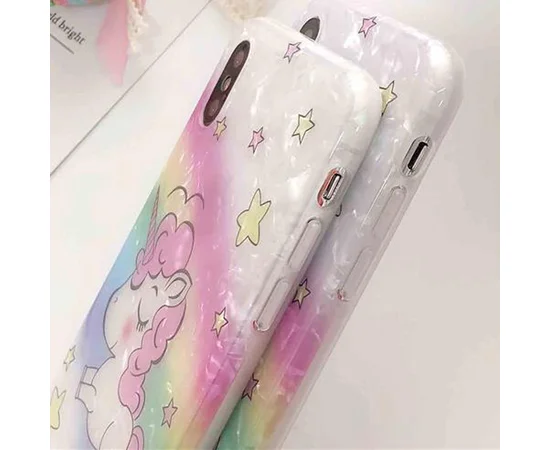 TPU чохол Dream Unicorn для Apple iPhone X / XS (5.8 ") Єдиноріг рожевий