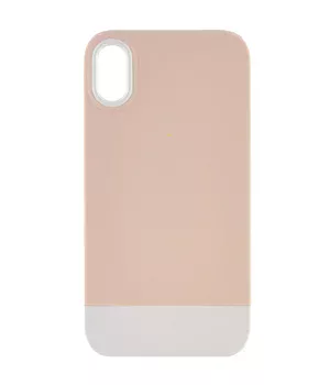 Чехол TPU+PC Bichromatic для Apple iPhone X / XS (5.8") Grey-beige / White