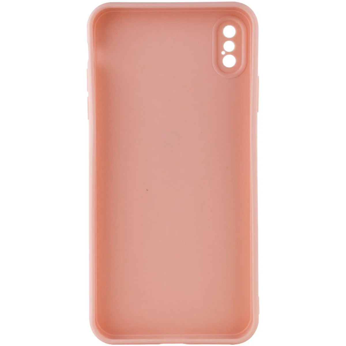 Силиконовый чехол Candy Full Camera для Apple iPhone X / XS (5.8") Розовый / Pink Sand