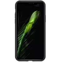 Чехол Silicone case (A) (с закрытым низом) для Apple iPhone X/XS Черный / Black