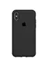 Чехол Silicone case (A) (с закрытым низом) для Apple iPhone X/XS Черный / Black