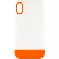 Чехол TPU+PC Bichromatic для Apple iPhone X / XS (5.8") Matte / Orange