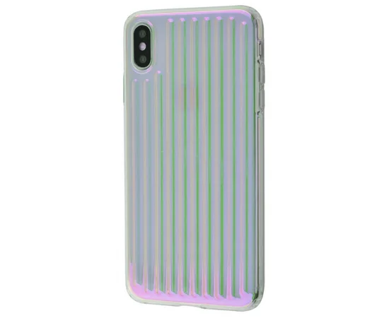 TPU чехол Gradient Laser для Apple iPhone X / XS (5.8") Голубой