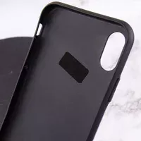 Чохол Funny Holder з кольоровим ремінцем для Apple iPhone X/XS (5.8") Фіолетовий / Малиновий