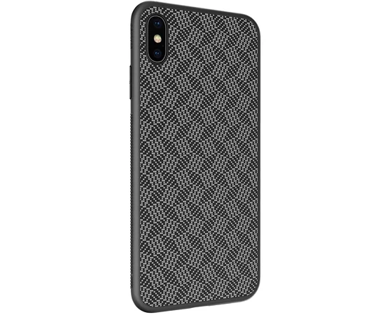 Чехол Nillkin Tempered Plaid Case для Apple iPhone X (5.8") Черный