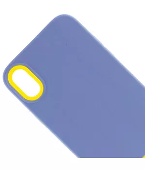 Чохол TPU+PC Bichromatic для Apple iPhone X / XS (5.8") Blue / Yellow