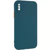 Чехол TPU Square Full Camera для Apple iPhone X / XS (5.8") Зеленый