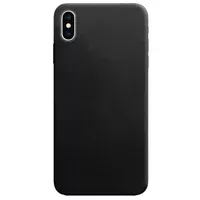 Силиконовый чехол Candy для Apple iPhone X / XS (5.8") Черный