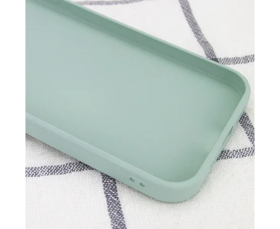 TPU+Glass чехол GLOSSY Logo Full camera для Apple iPhone X / XS (5.8") Мятный