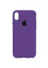 Чехол Silicone Case Full Protective (AA) для Apple iPhone X/XS Фиолетовый / Amethyst