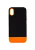 Чехол TPU+PC Bichromatic для Apple iPhone X / XS (5.8") Black / Orange