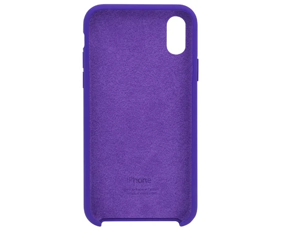 Чохол Silicone case (AAA) для Apple iPhone X (5.8 ") Фіолетовий / Ultra Violet