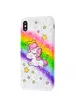 TPU чохол Dream Unicorn для Apple iPhone X / XS (5.8 ") Єдиноріг рожевий