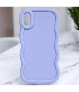 Чехол TPU Ripple для Apple iPhone X / XS (5.8") Lilac Blue
