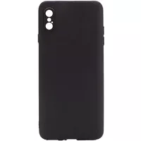 Силіконовий чохол Candy Full Camera для Apple iPhone X / XS (5.8 ") Чорний / Black