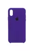Чохол Silicone case (AAA) для Apple iPhone X (5.8 ") Фіолетовий / Ultra Violet