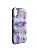 TPU + PC чохол YCT тиснення для Apple iPhone X / XS Квіти - білий фон