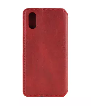 Кожаный чехол-книжка GETMAN Cubic (PU) для Apple iPhone X / XS (5.8") Красный