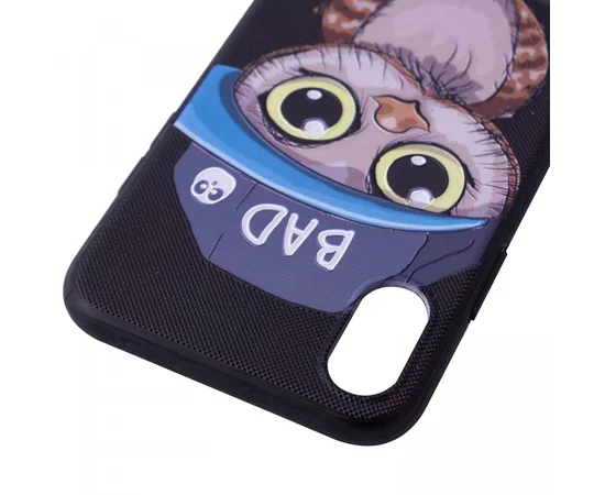 TPU+PC чехол YCT тиснение для Apple iPhone X/XS Мальчик сова