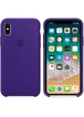Чохол Silicone case (AAA) для Apple iPhone X (5.8 ") Фіолетовий / Ultra Violet