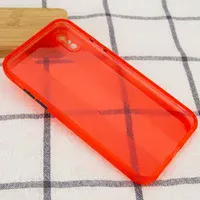 Чехол TPU Glossy Line Full Camera для Apple iPhone X / XS (5.8") Красный