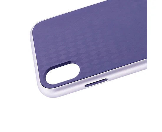 Чехол HWcase TPU+PC для Apple iPhone X (5.8") Синий / Серебряный